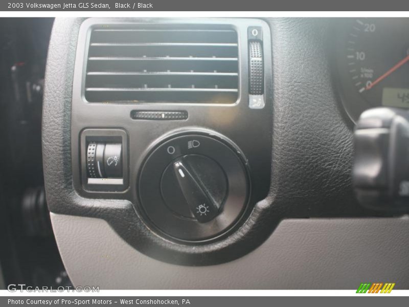 Black / Black 2003 Volkswagen Jetta GLS Sedan
