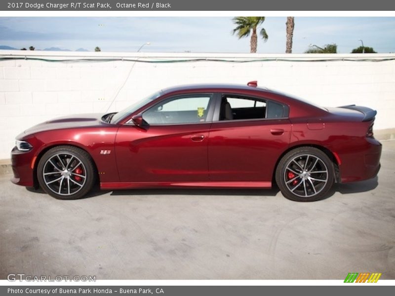 Octane Red / Black 2017 Dodge Charger R/T Scat Pack