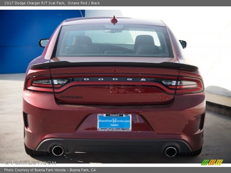 Octane Red / Black 2017 Dodge Charger R/T Scat Pack