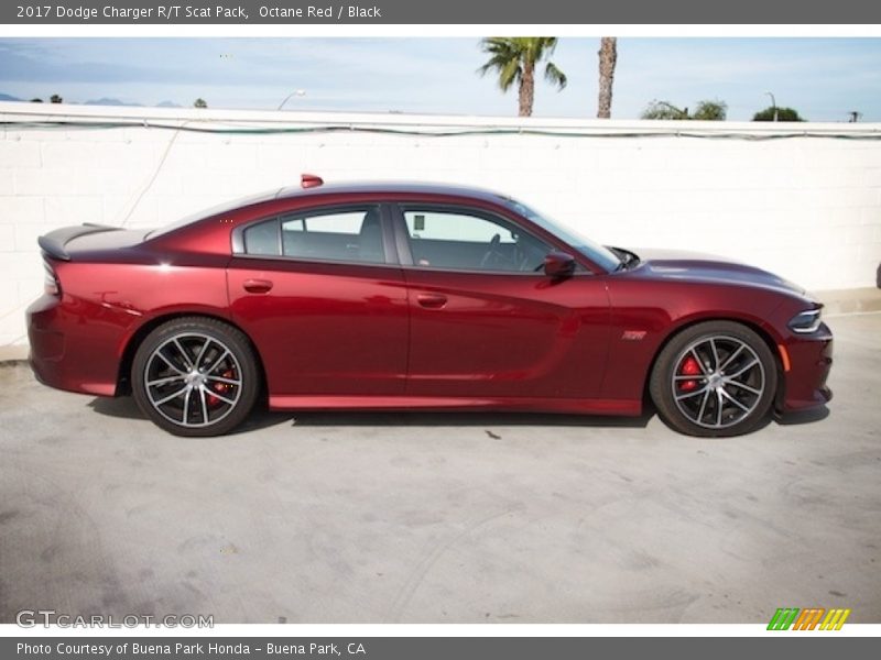 Octane Red / Black 2017 Dodge Charger R/T Scat Pack