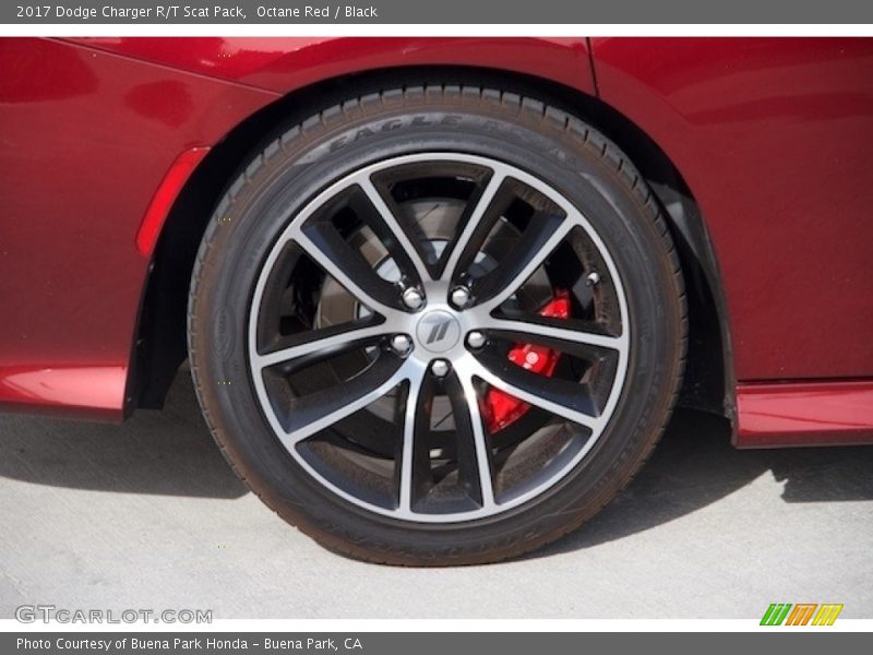 Octane Red / Black 2017 Dodge Charger R/T Scat Pack