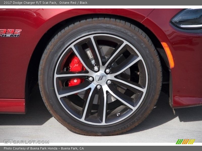Octane Red / Black 2017 Dodge Charger R/T Scat Pack