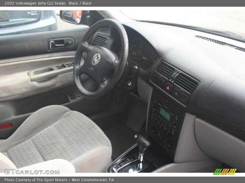 Black / Black 2003 Volkswagen Jetta GLS Sedan