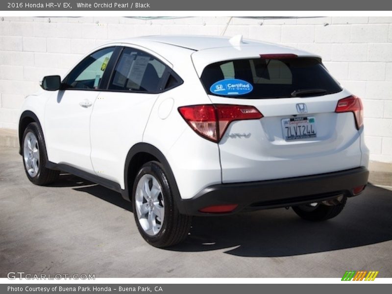 White Orchid Pearl / Black 2016 Honda HR-V EX