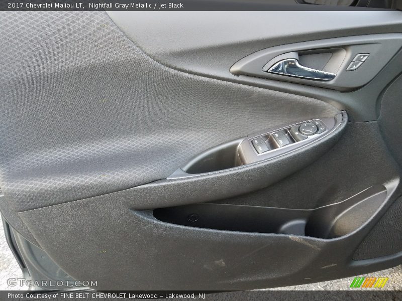 Nightfall Gray Metallic / Jet Black 2017 Chevrolet Malibu LT