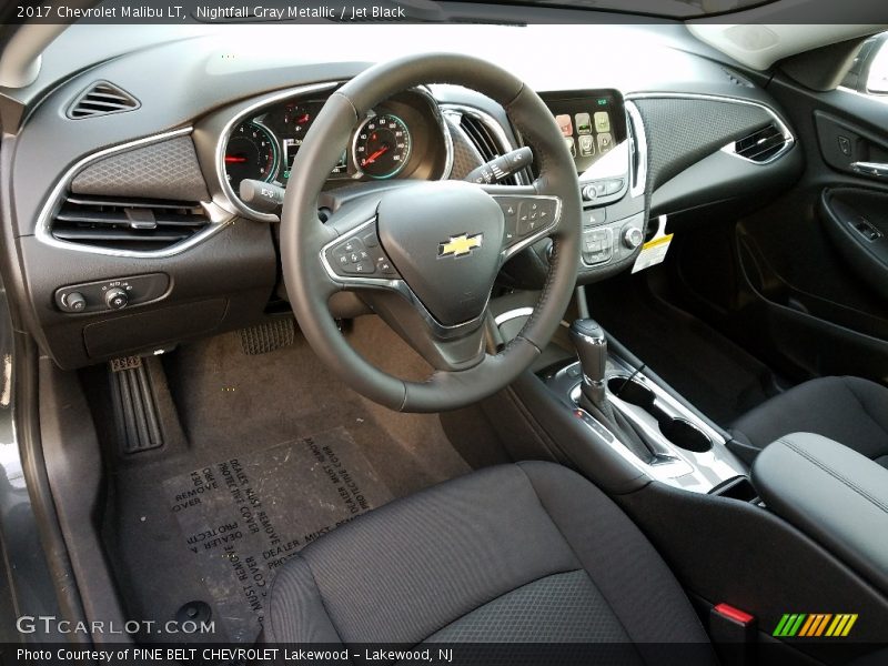 Nightfall Gray Metallic / Jet Black 2017 Chevrolet Malibu LT