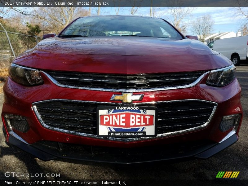 Cajun Red Tintcoat / Jet Black 2017 Chevrolet Malibu LT