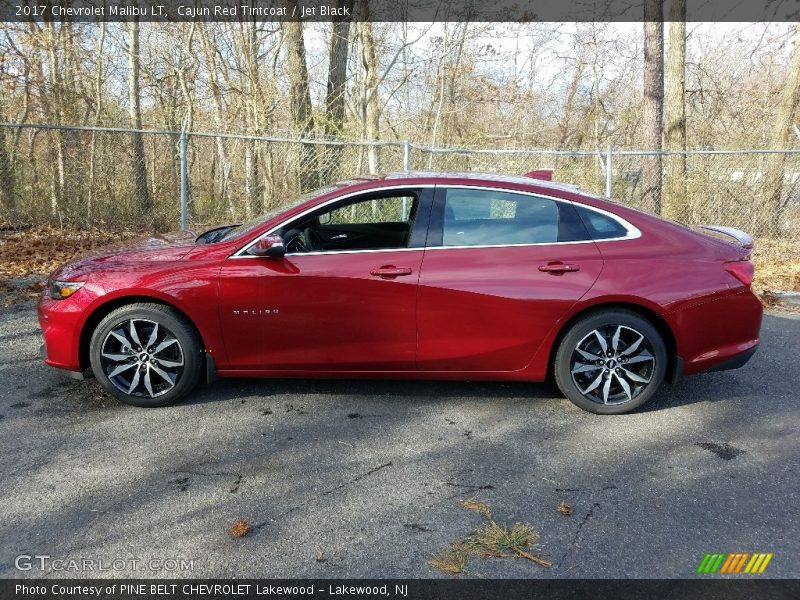 Cajun Red Tintcoat / Jet Black 2017 Chevrolet Malibu LT