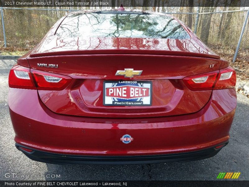Cajun Red Tintcoat / Jet Black 2017 Chevrolet Malibu LT
