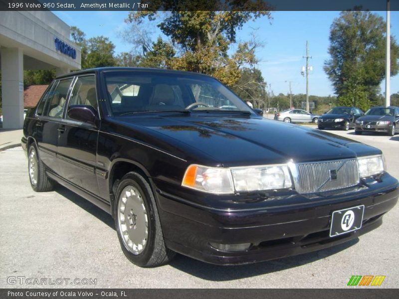 Amethyst Metallic / Tan 1996 Volvo 960 Sedan