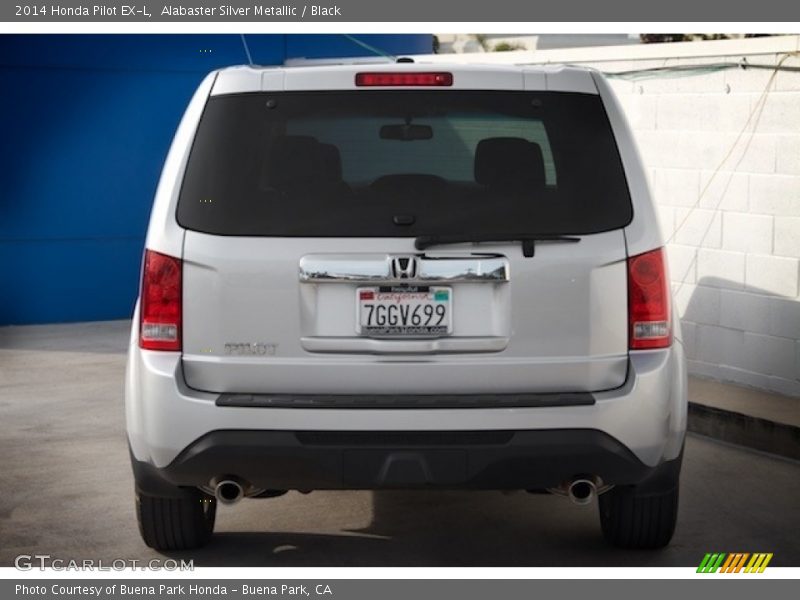 Alabaster Silver Metallic / Black 2014 Honda Pilot EX-L