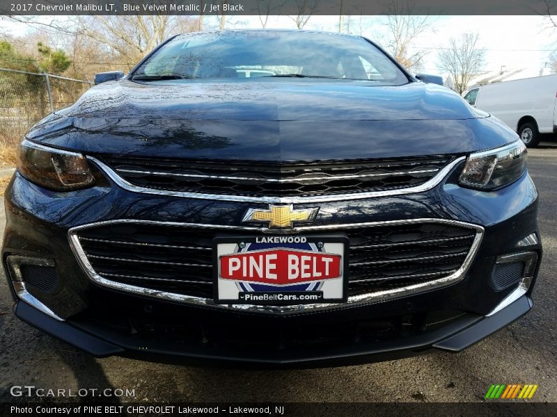 Blue Velvet Metallic / Jet Black 2017 Chevrolet Malibu LT