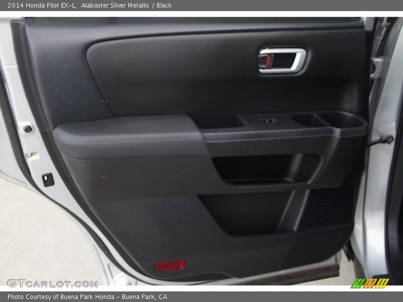 Alabaster Silver Metallic / Black 2014 Honda Pilot EX-L