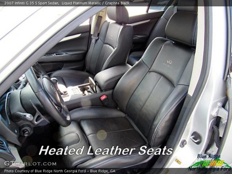 Liquid Platinum Metallic / Graphite Black 2007 Infiniti G 35 S Sport Sedan