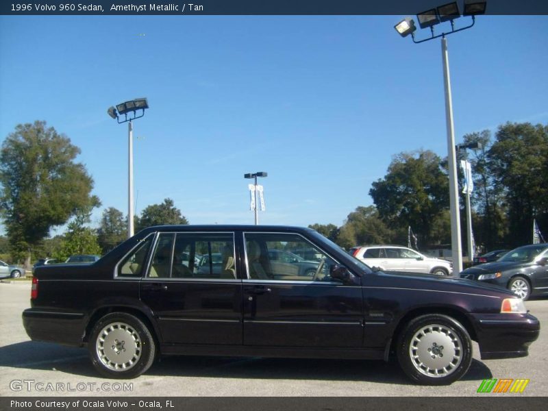 Amethyst Metallic / Tan 1996 Volvo 960 Sedan
