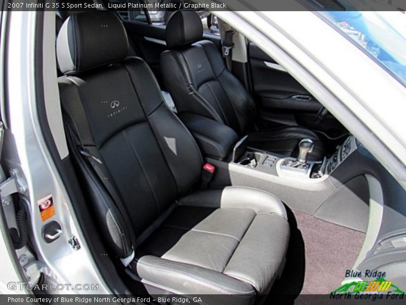 Liquid Platinum Metallic / Graphite Black 2007 Infiniti G 35 S Sport Sedan