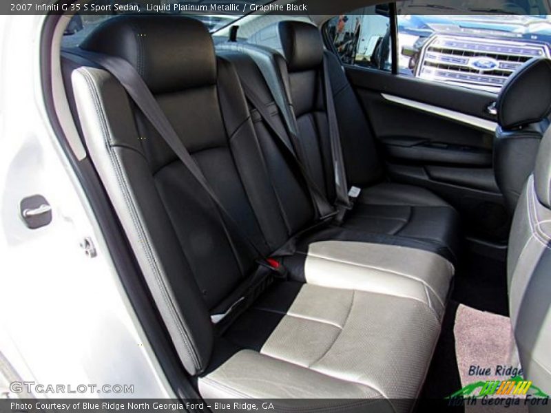 Liquid Platinum Metallic / Graphite Black 2007 Infiniti G 35 S Sport Sedan
