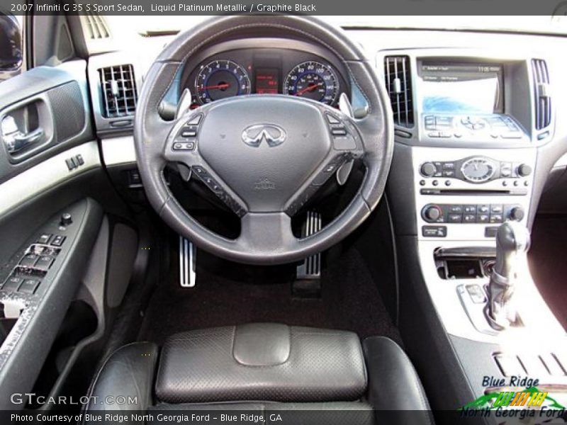 Liquid Platinum Metallic / Graphite Black 2007 Infiniti G 35 S Sport Sedan