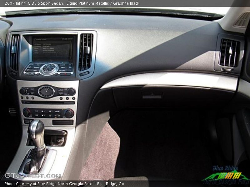 Liquid Platinum Metallic / Graphite Black 2007 Infiniti G 35 S Sport Sedan