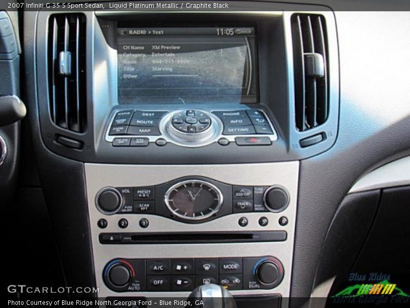 Liquid Platinum Metallic / Graphite Black 2007 Infiniti G 35 S Sport Sedan