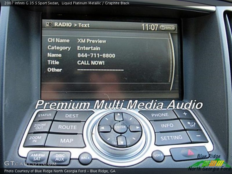 Liquid Platinum Metallic / Graphite Black 2007 Infiniti G 35 S Sport Sedan