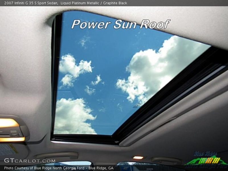 Liquid Platinum Metallic / Graphite Black 2007 Infiniti G 35 S Sport Sedan