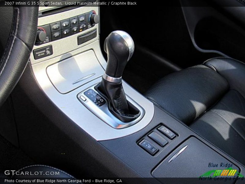 Liquid Platinum Metallic / Graphite Black 2007 Infiniti G 35 S Sport Sedan