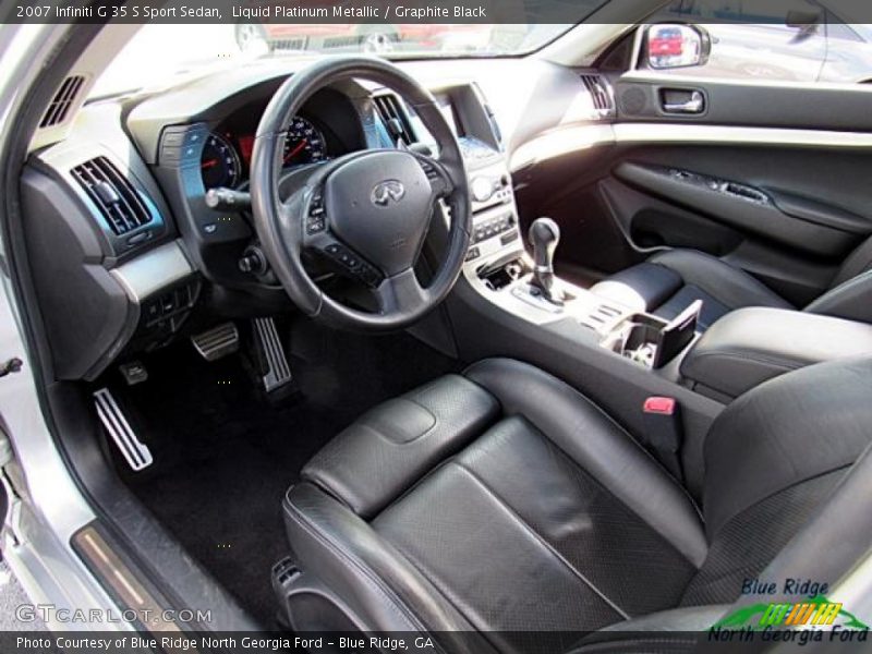 Liquid Platinum Metallic / Graphite Black 2007 Infiniti G 35 S Sport Sedan