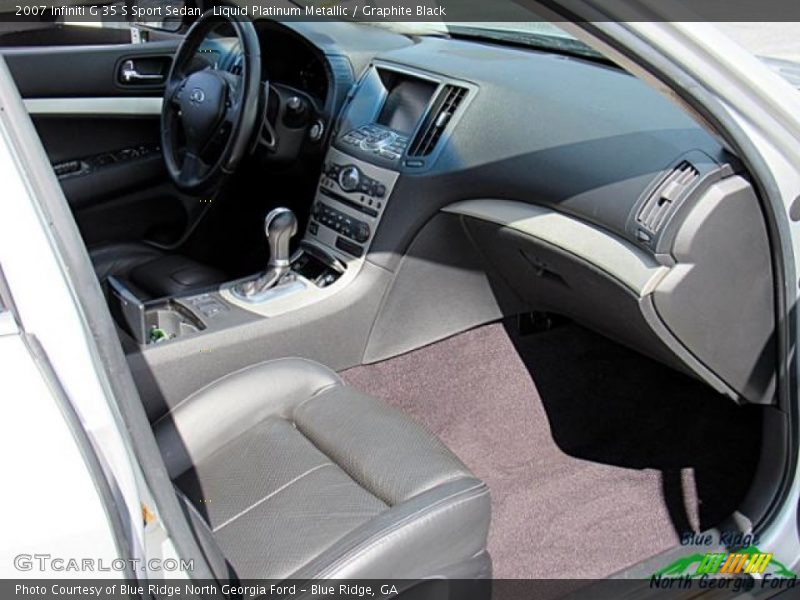 Liquid Platinum Metallic / Graphite Black 2007 Infiniti G 35 S Sport Sedan