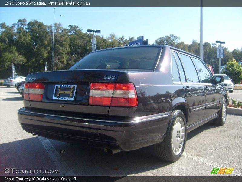 Amethyst Metallic / Tan 1996 Volvo 960 Sedan