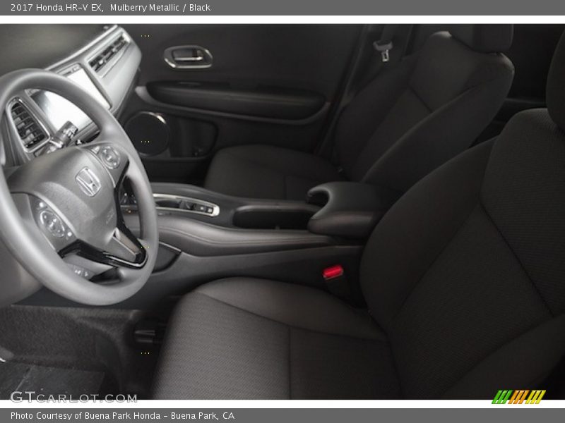 Mulberry Metallic / Black 2017 Honda HR-V EX