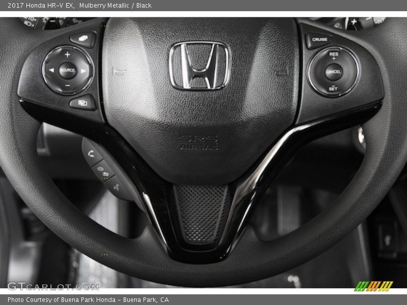 Mulberry Metallic / Black 2017 Honda HR-V EX