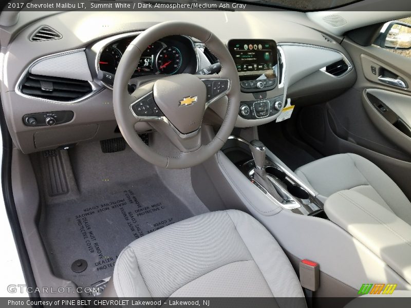 Summit White / Dark Atmosphere/Medium Ash Gray 2017 Chevrolet Malibu LT