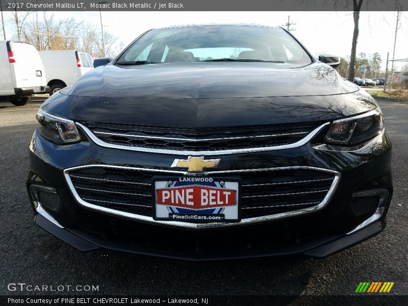 Mosaic Black Metallic / Jet Black 2017 Chevrolet Malibu LT