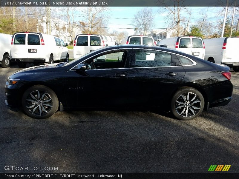 Mosaic Black Metallic / Jet Black 2017 Chevrolet Malibu LT