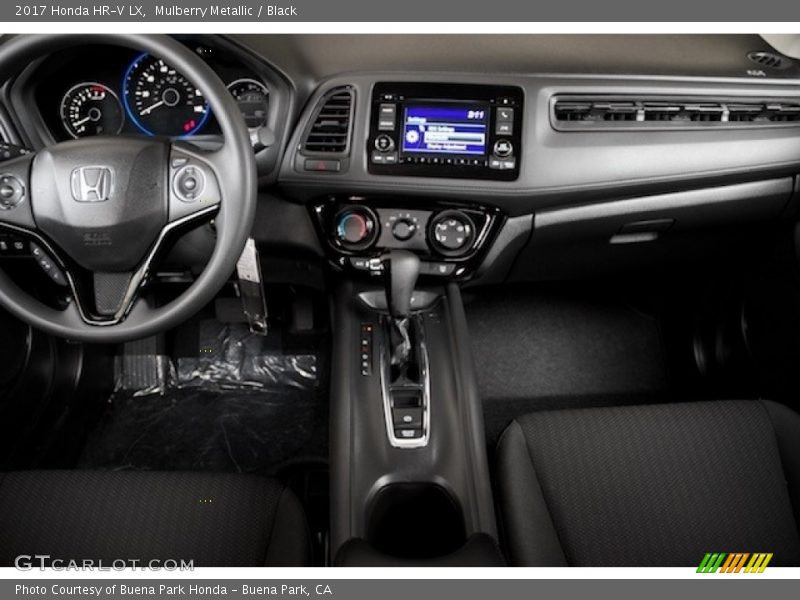 Mulberry Metallic / Black 2017 Honda HR-V LX