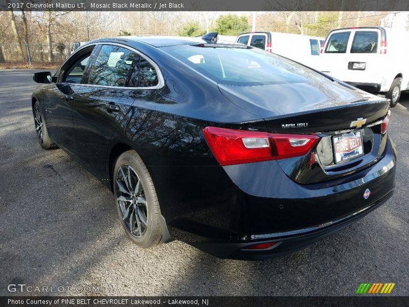 Mosaic Black Metallic / Jet Black 2017 Chevrolet Malibu LT
