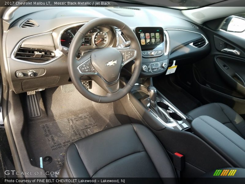 Mosaic Black Metallic / Jet Black 2017 Chevrolet Malibu LT
