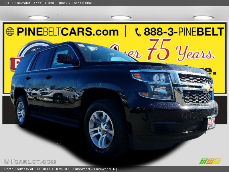 Black / Cocoa/Dune 2017 Chevrolet Tahoe LT 4WD