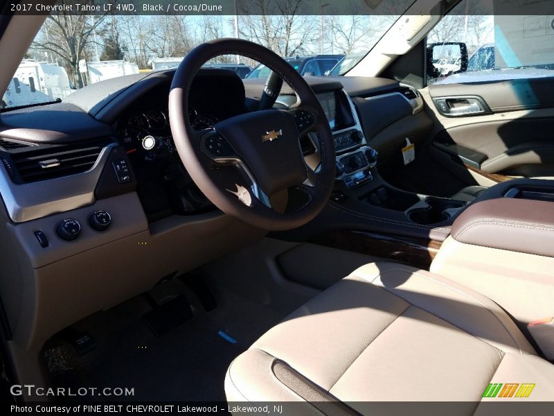 Black / Cocoa/Dune 2017 Chevrolet Tahoe LT 4WD