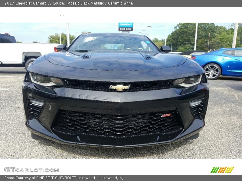 Mosaic Black Metallic / Ceramic White 2017 Chevrolet Camaro SS Coupe