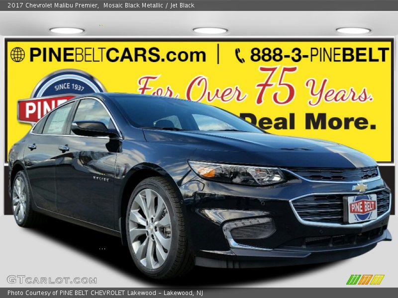 Mosaic Black Metallic / Jet Black 2017 Chevrolet Malibu Premier