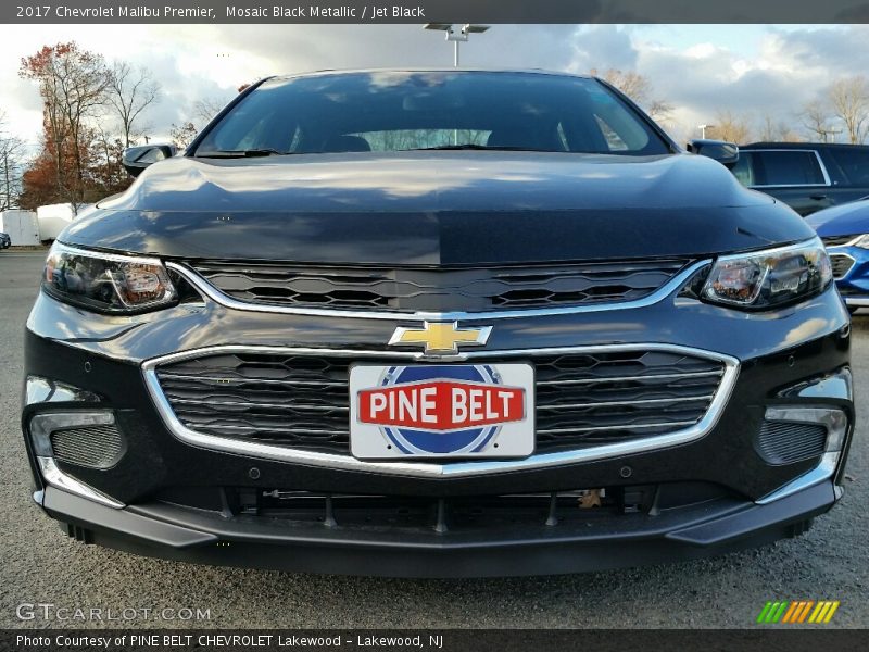 Mosaic Black Metallic / Jet Black 2017 Chevrolet Malibu Premier