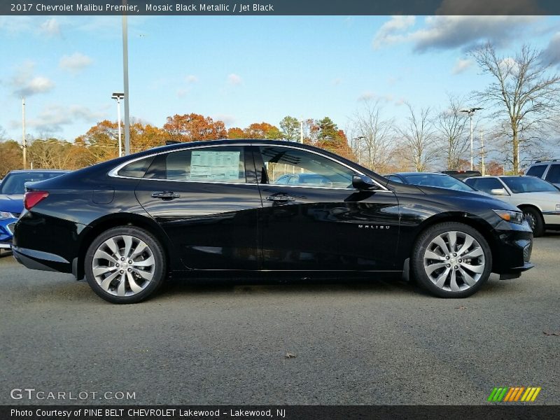 Mosaic Black Metallic / Jet Black 2017 Chevrolet Malibu Premier