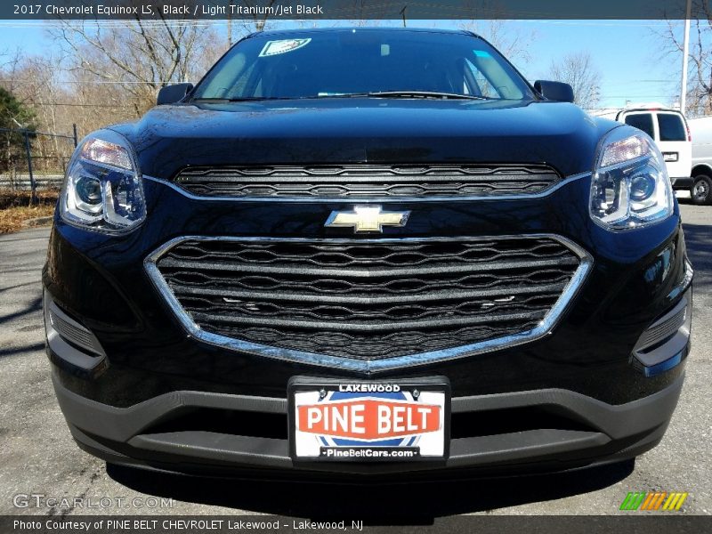 Black / Light Titanium/Jet Black 2017 Chevrolet Equinox LS