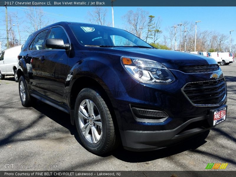 Blue Velvet Metallic / Jet Black 2017 Chevrolet Equinox LS