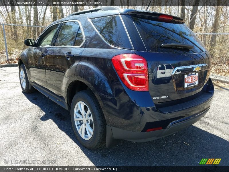 Blue Velvet Metallic / Jet Black 2017 Chevrolet Equinox LT