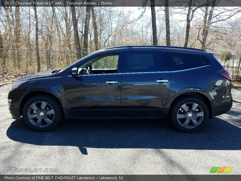 Tungsten Metallic / Ebony 2017 Chevrolet Traverse LT AWD