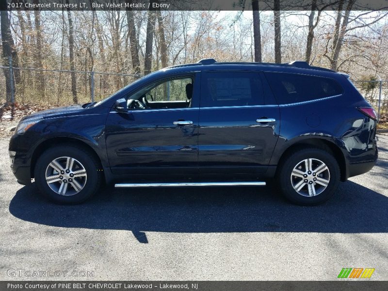 Blue Velvet Metallic / Ebony 2017 Chevrolet Traverse LT