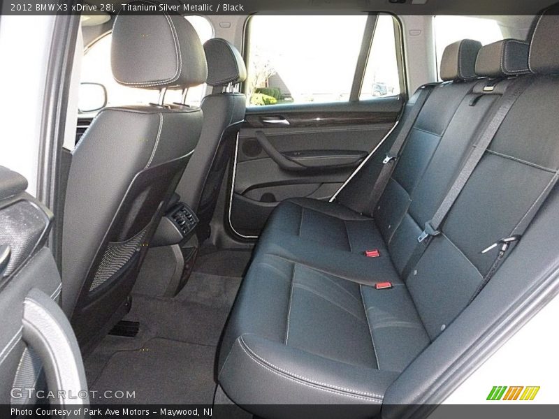 Titanium Silver Metallic / Black 2012 BMW X3 xDrive 28i